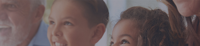 A group of people including kids and an older gentelman. 